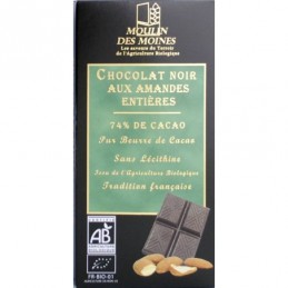 Chocolat noir amandes...