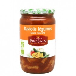 Raviolis legumes sauce...